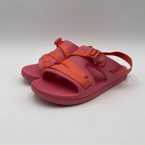Chaco K's Chillos Youth Active Rose Adjustable Strap Sandals Sz 5 Hiking School